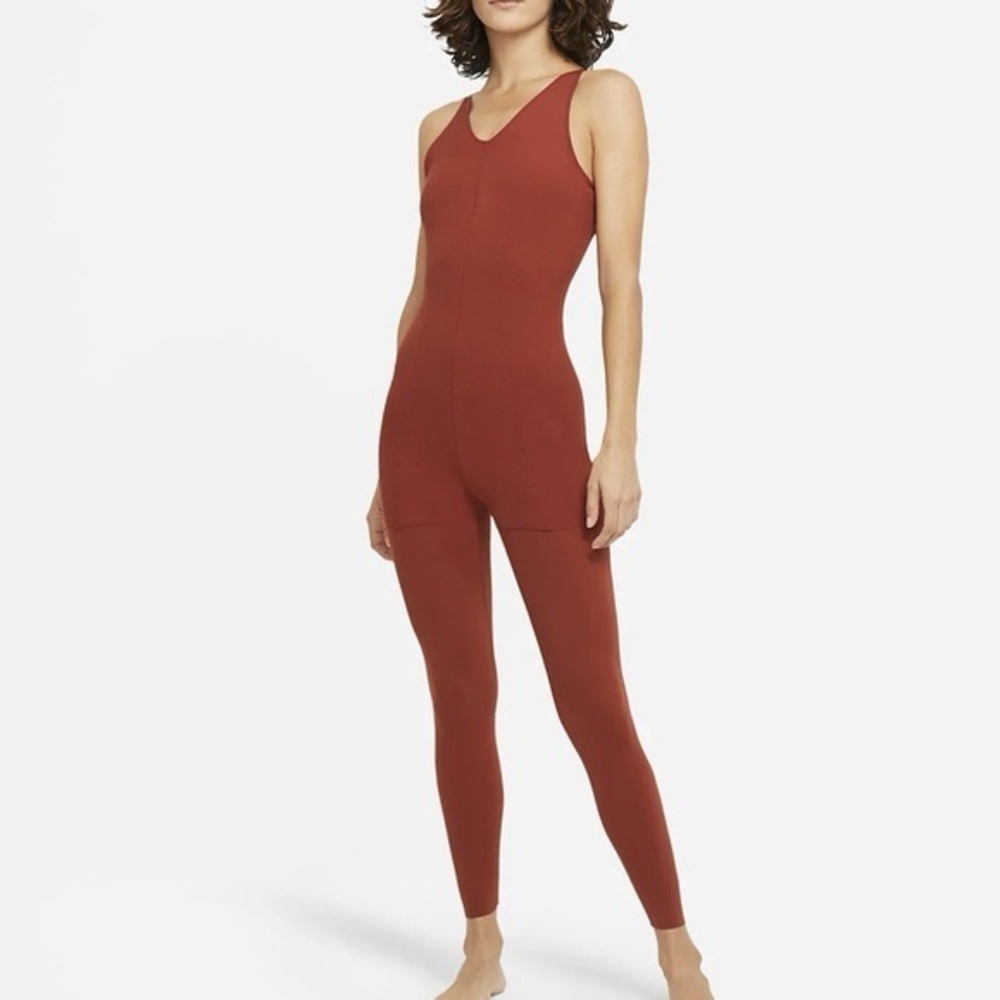 Nike yoga luxe layered compression Jumpsuit